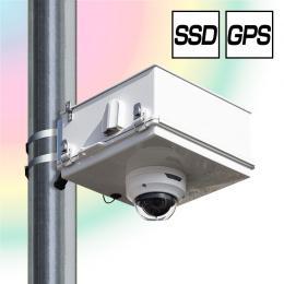 GPS自動時刻補正機能搭載 AI 24Hカラー 街頭防犯カメラ